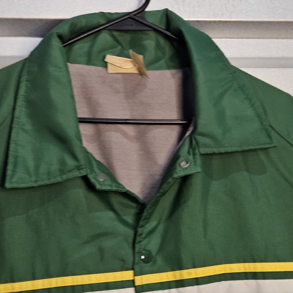 Chalk Line Jacket Men's Size XLarge Green Snap Buttons Made in USA VTG - Picture 4 of 11